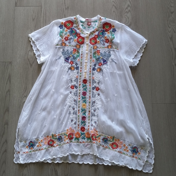Johnny Was Mikones Embroidered Tunic - Picture 16 of 16
